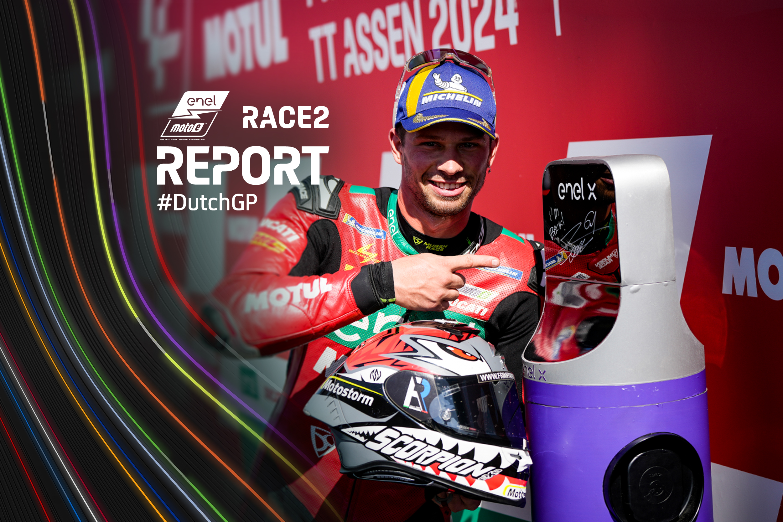 Zaccone emerges victorious in Race 2 at Assen