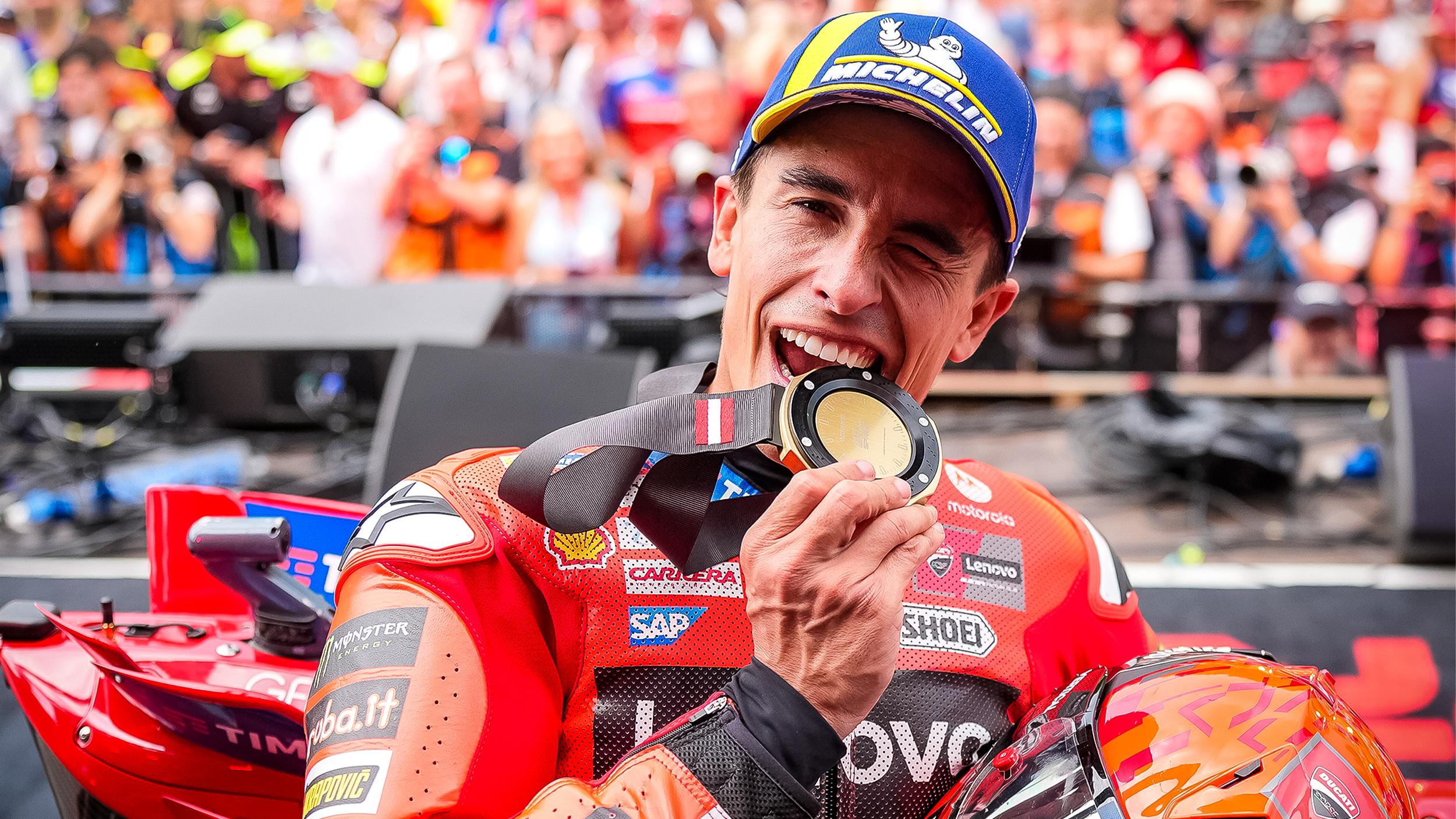 Marquez continues victory run as Bagnaia suffers DNF - motogp.com