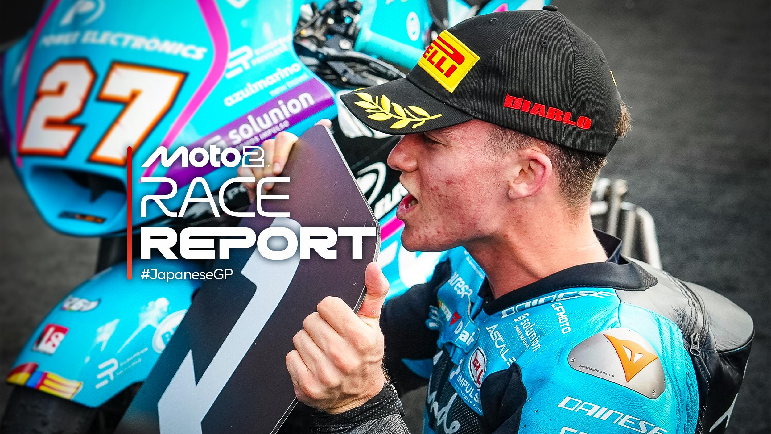 Holgado dominates as title race tightens after Motegi