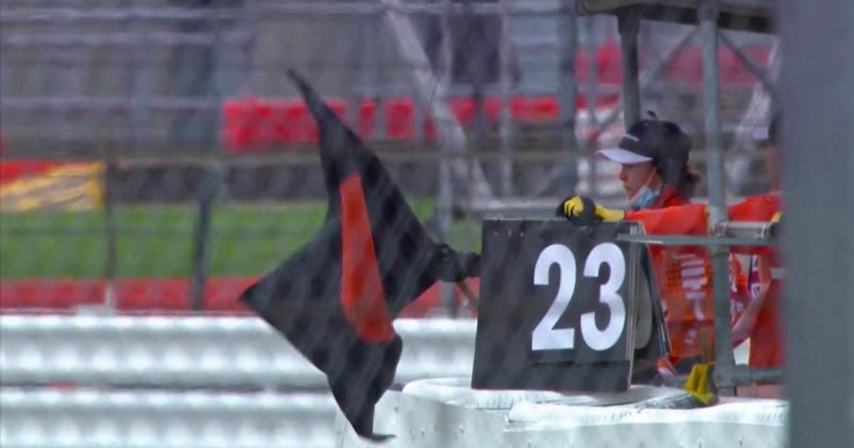 MotoGP™ Rules & Regs Black and orange flag