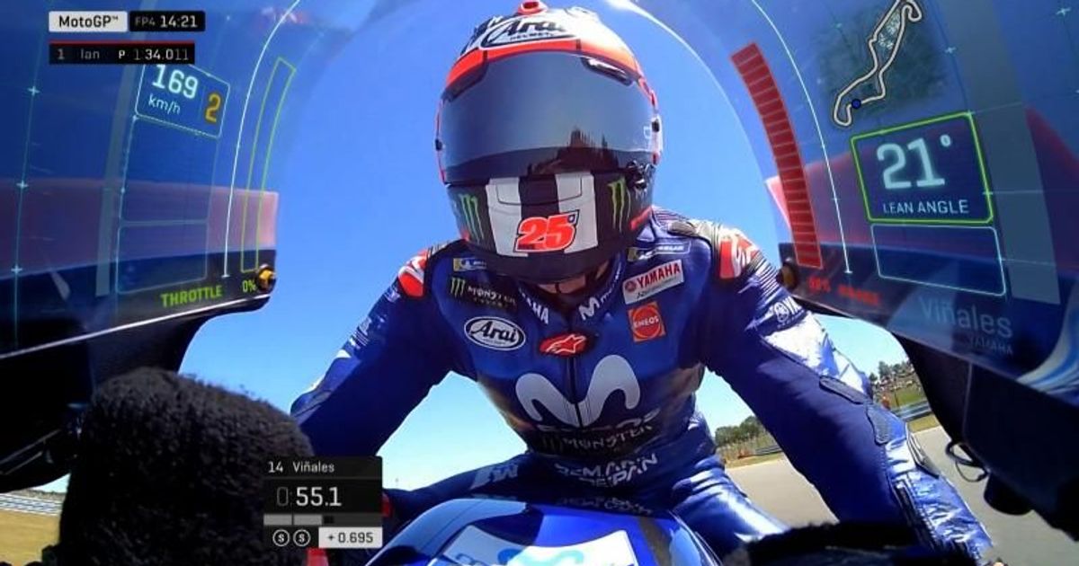 New real time data graphics on Viñales' screen