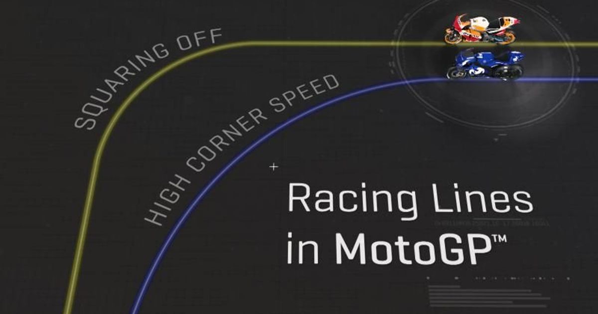 Racing lines in MotoGP™