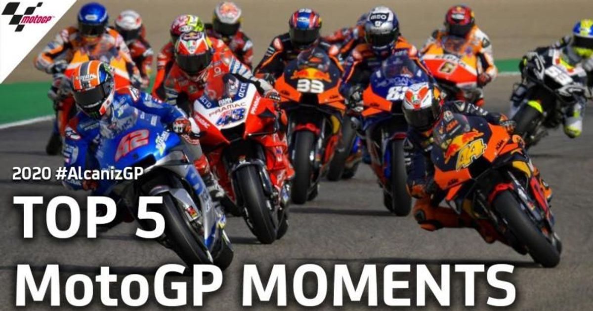 Top 5 MotoGP Moments from the 2020 #AlcanizGP