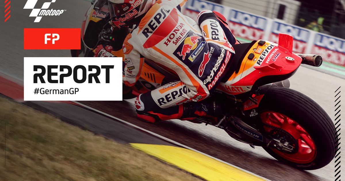 Marc Marquez beffa il fratello Alex nella FP del Sachsenring