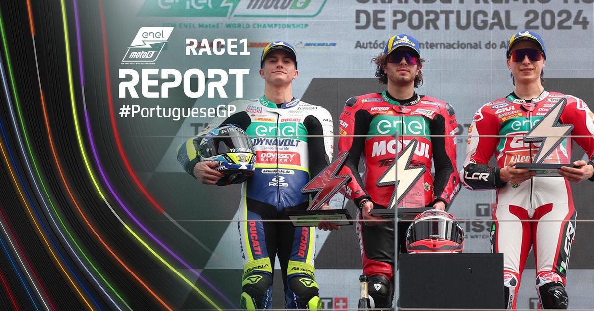 In MotoE™ Spinelli vince in volata la prima gara del 2024
