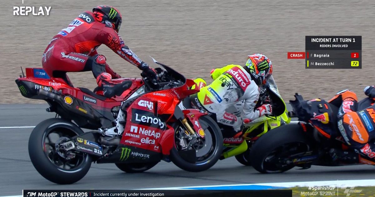 Motogp Crash Bagnaia