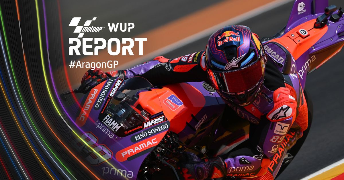 Martin back on top in Aragon Warm Up