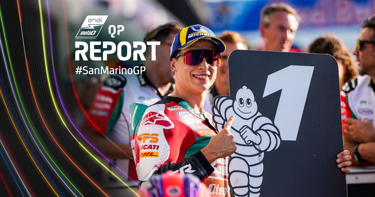 MotoE™ San Marino Pole Krusial Mattia Cadsadei