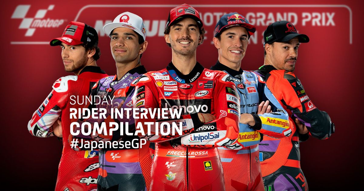 Word on the Grid: MotoGP™ riders react to the Japanese GP