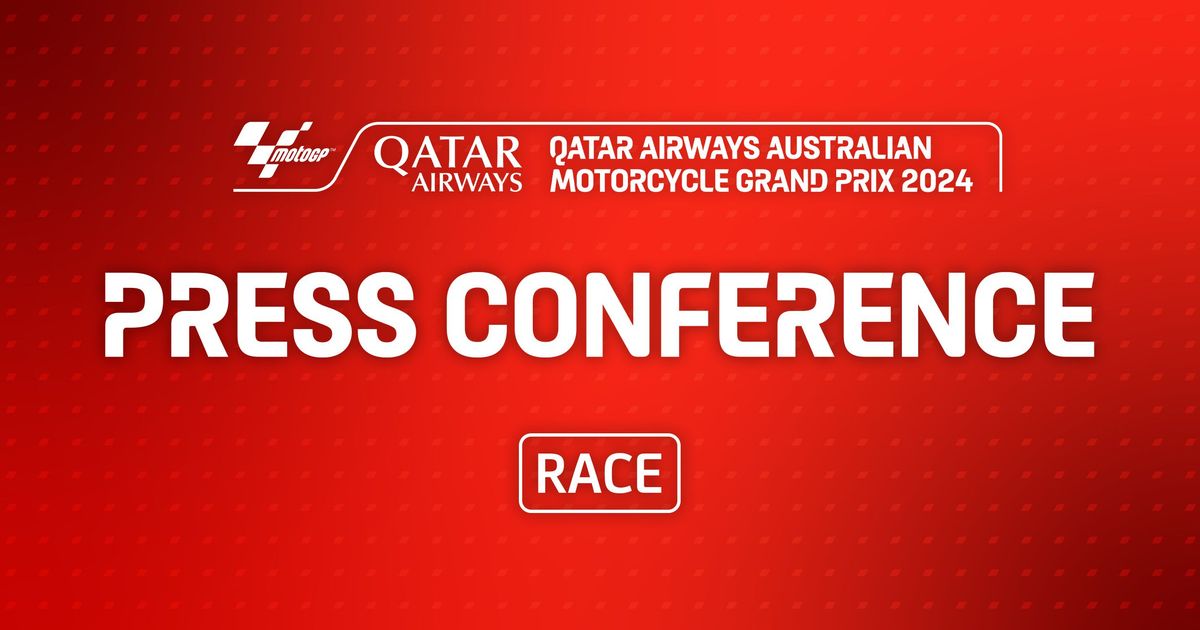 Sunday Press Conference Qatar Airways Australian Motorcycle Grand Prix