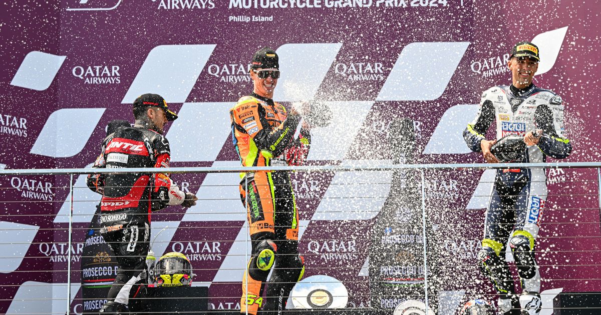 Moto2™ cosa si dice sul podio australiano?