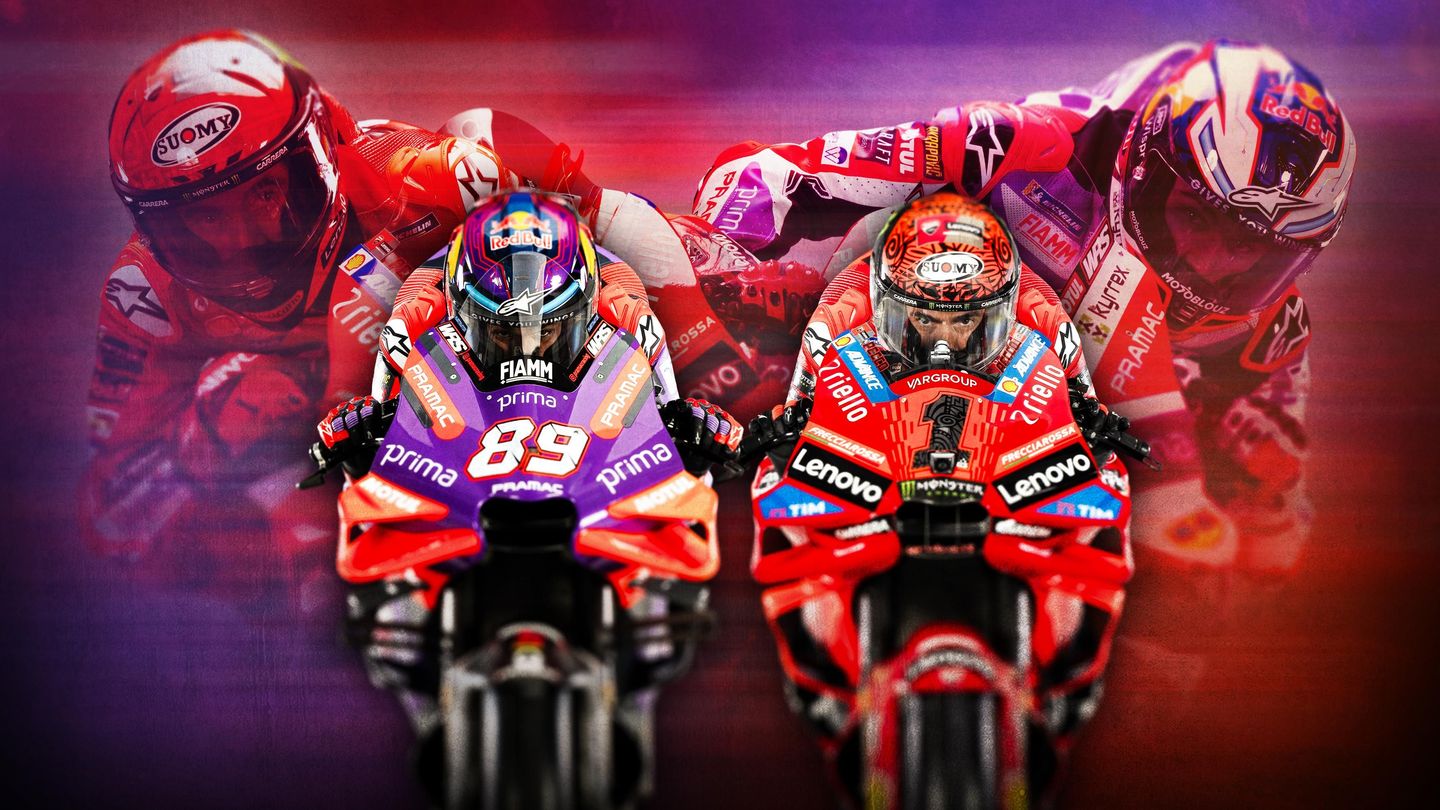 2023 vs 2024 : les différences majeures entre les campagnes de Martín et  Bagnaia, image size:1440x810