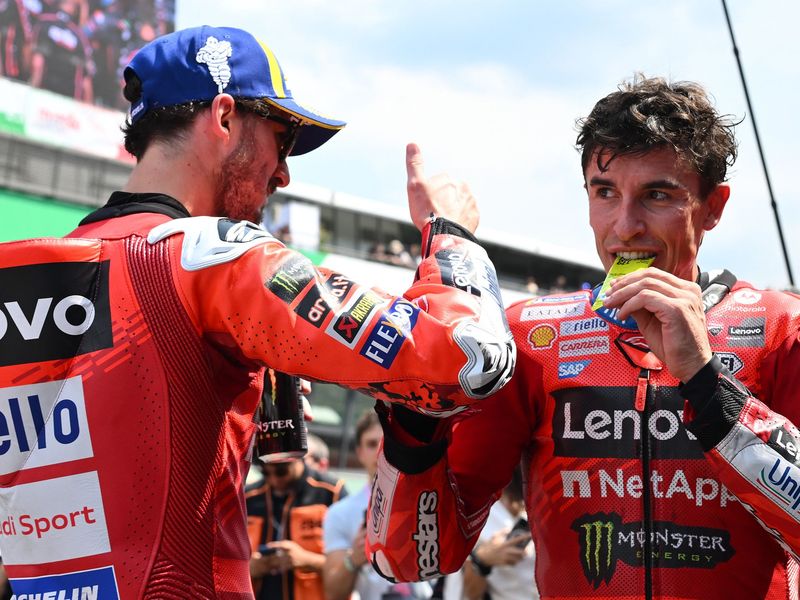 Francesco Bagnaia, Marc Marquez, Ducati Lenovo Team, Brembo Grand Prix of Italy