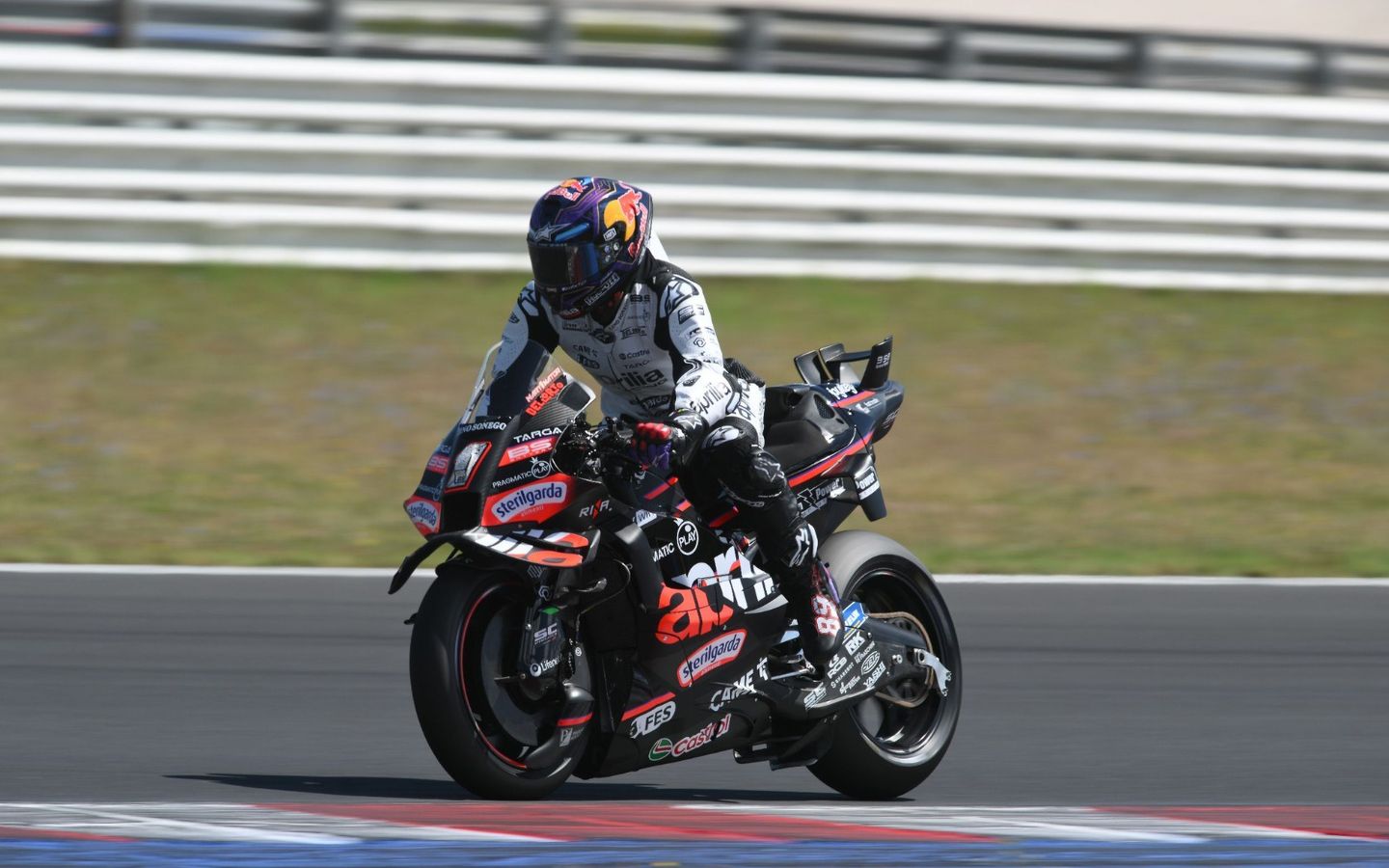 Jorge Martin lapping around Misano with the RS-GP25