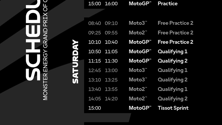 Time Schedule, Catalan GP