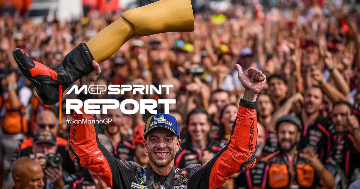Bezzecchi firma un sábado perfecto mientras Marc Márquez se va al suelo