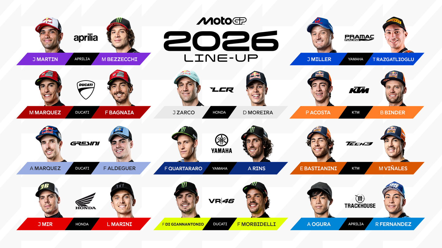 2026  MotoGP™ Line-Up