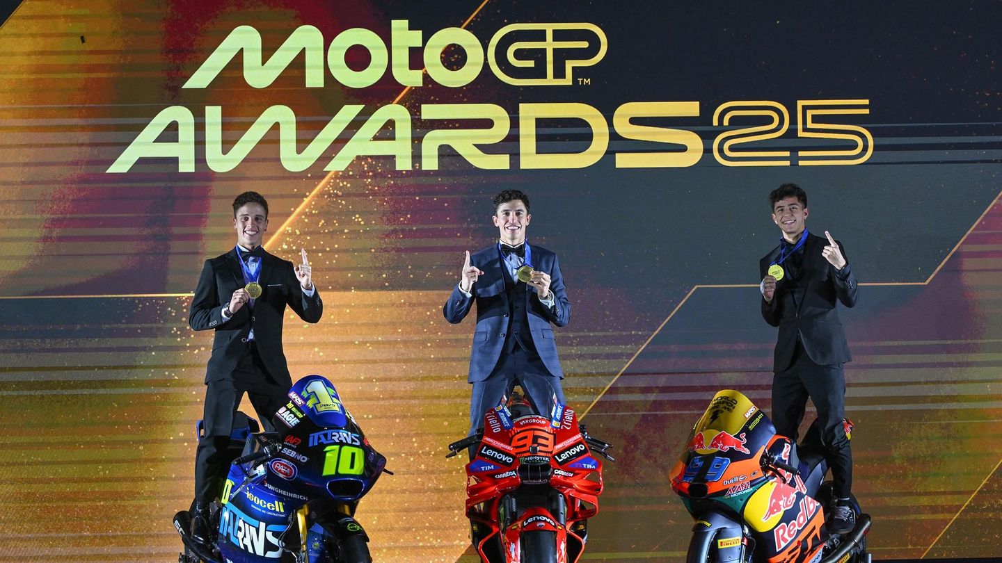 Los MotoGP™ Awards ponen el broche final a la temporada 2025 por todo lo  alto