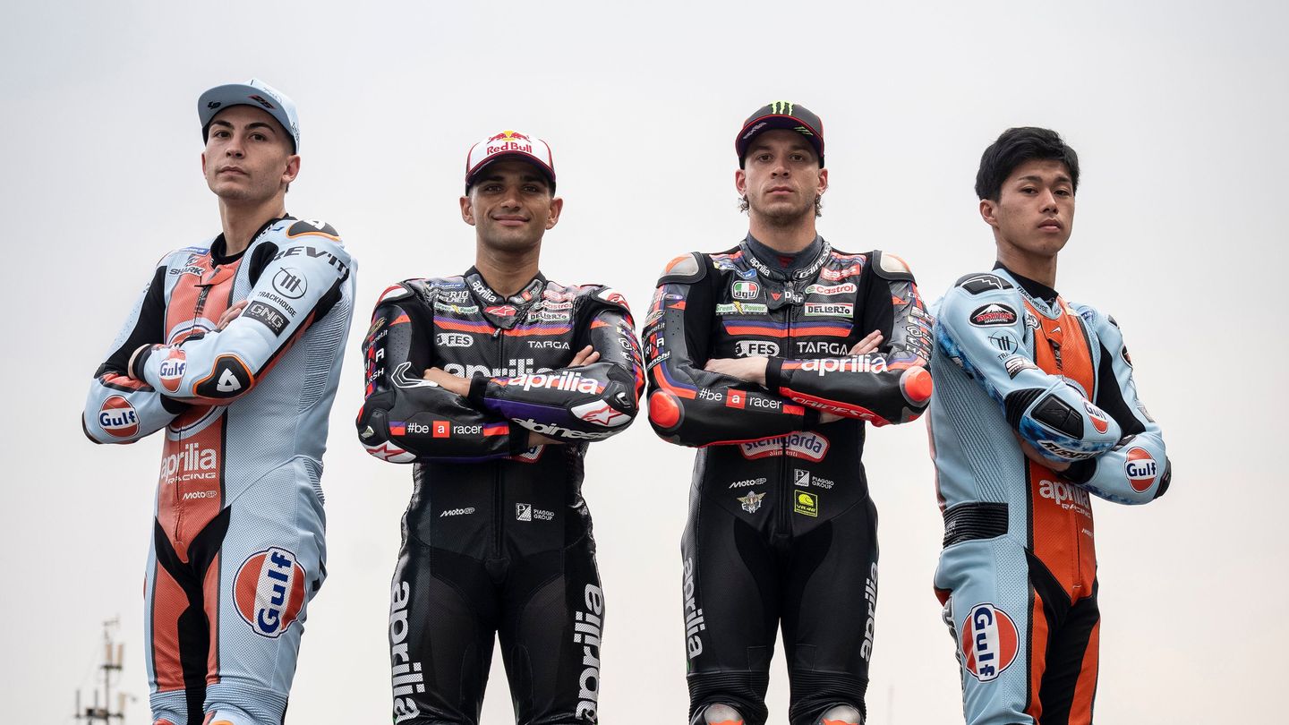 アプリリア旋風！史上初めてトップ5に4台が進出