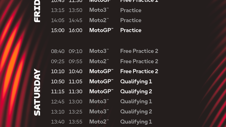 Grand Prix Schedule, French GP