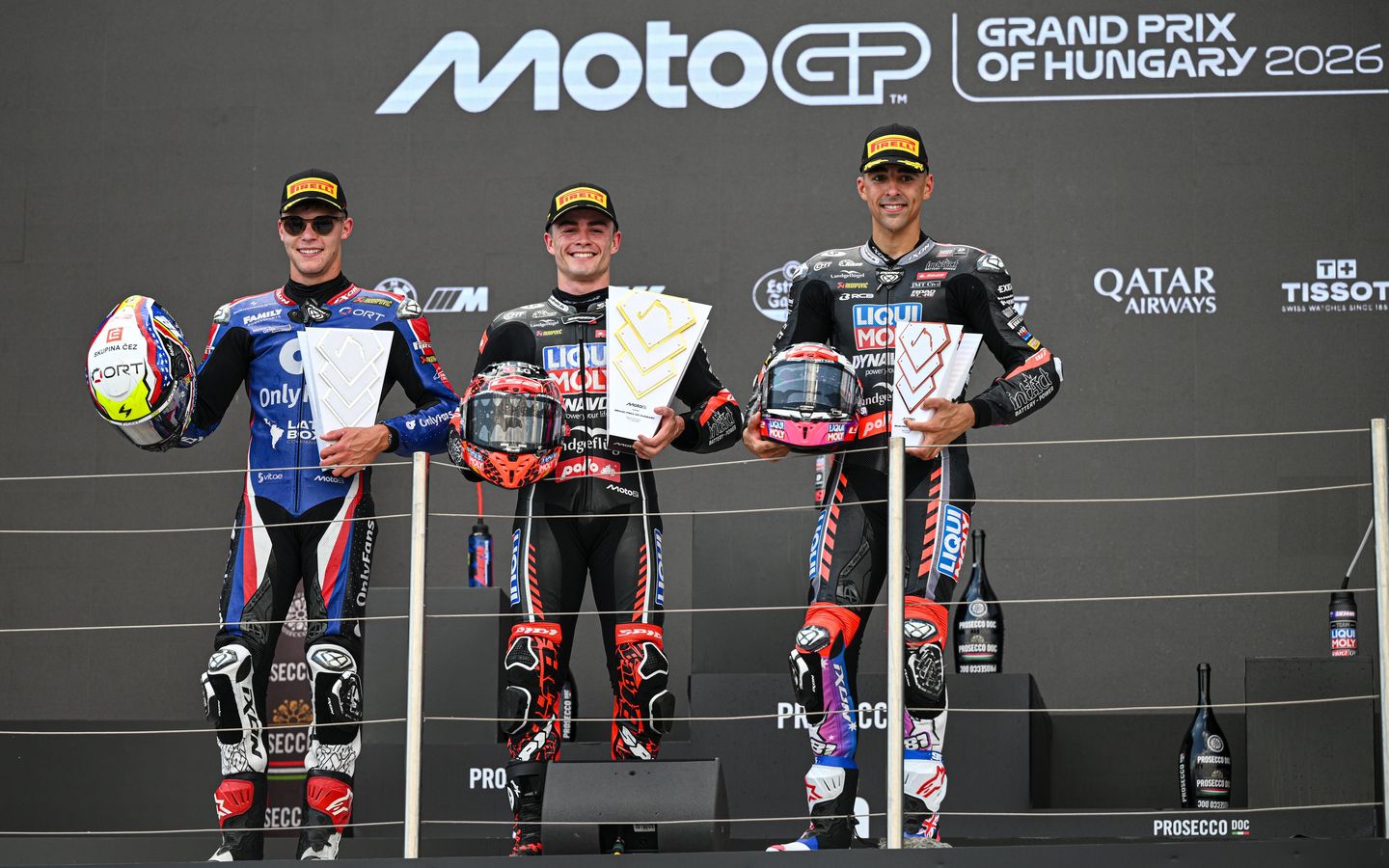 Moto2&trade;, Podium, Grand Prix of Hungary
