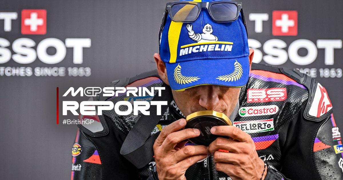 Martin Dominates Silverstone Sprint as Aprilia Makes History With Stunning 1-2-3