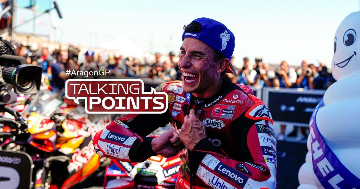 Marc Marquez คว้าชัย Aragon GP ขยับจี้จ่าฝูง 19 คะแนน