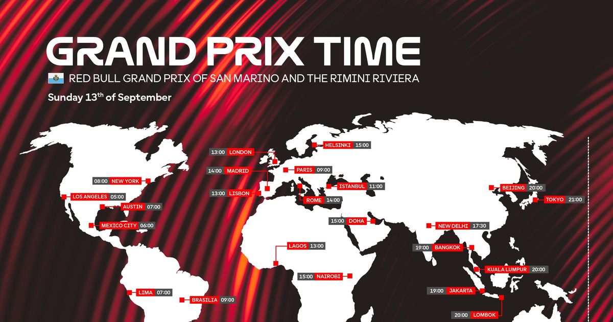เช็กตารางเวลา MotoGP San Marino GP ที่ Misano