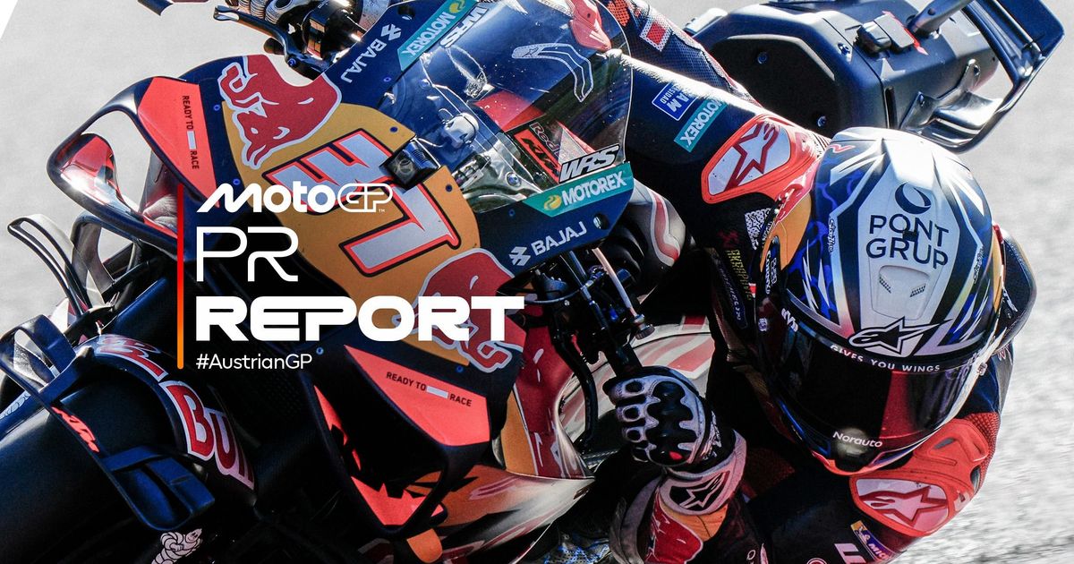 Acosta ครองวันแรกที่ Red Bull Ring คว้าเวลาท็อปวันศุกร์