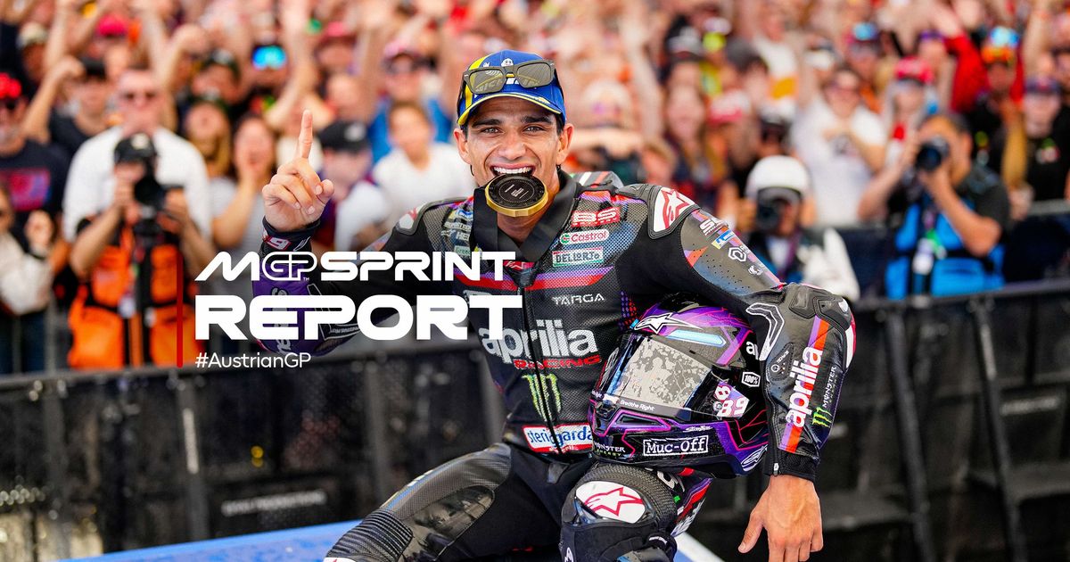 Martin พลิกเกมคว้าชัย Sprint ออสเตรีย ทวงจ่าฝูงจาก Marc Marquez