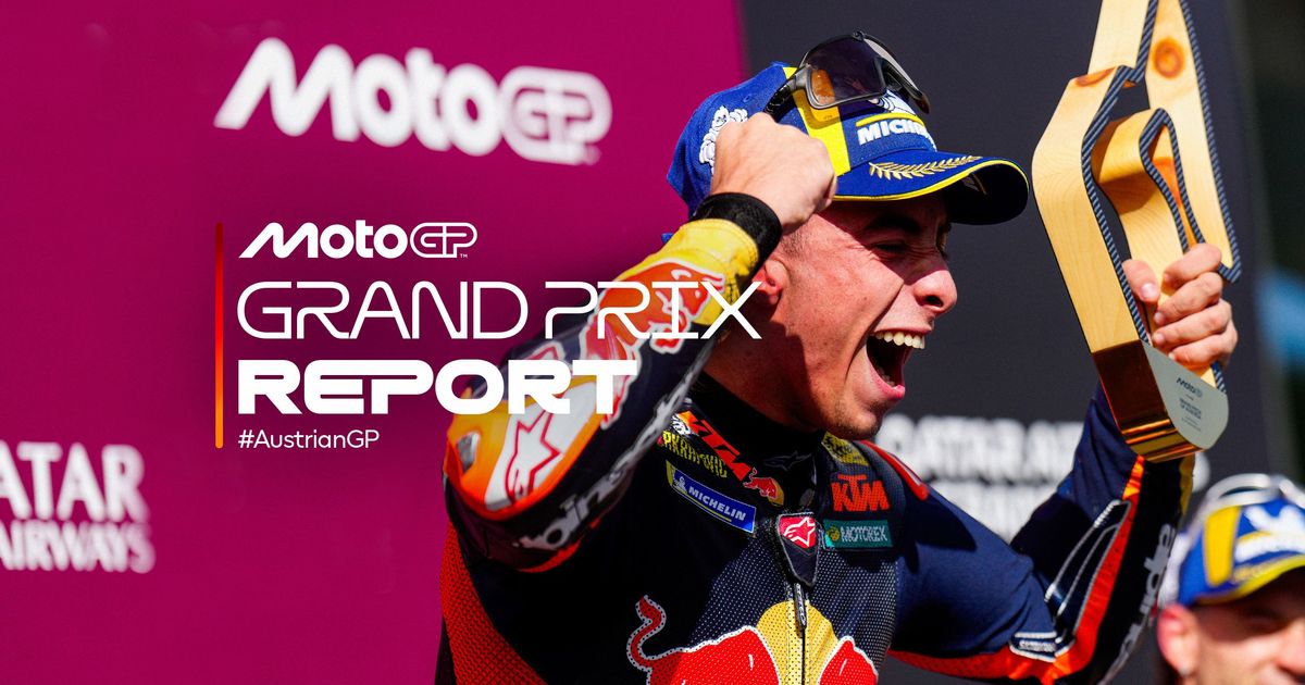 Acosta คว้าชัย MotoGP ครั้งแรกที่ Austrian GP