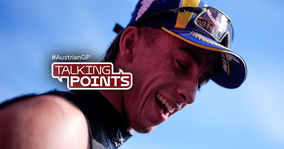 Acosta คว้าชัย MotoGP ครั้งแรกที่ออสเตรีย Martin ทวงจ่าฝูง