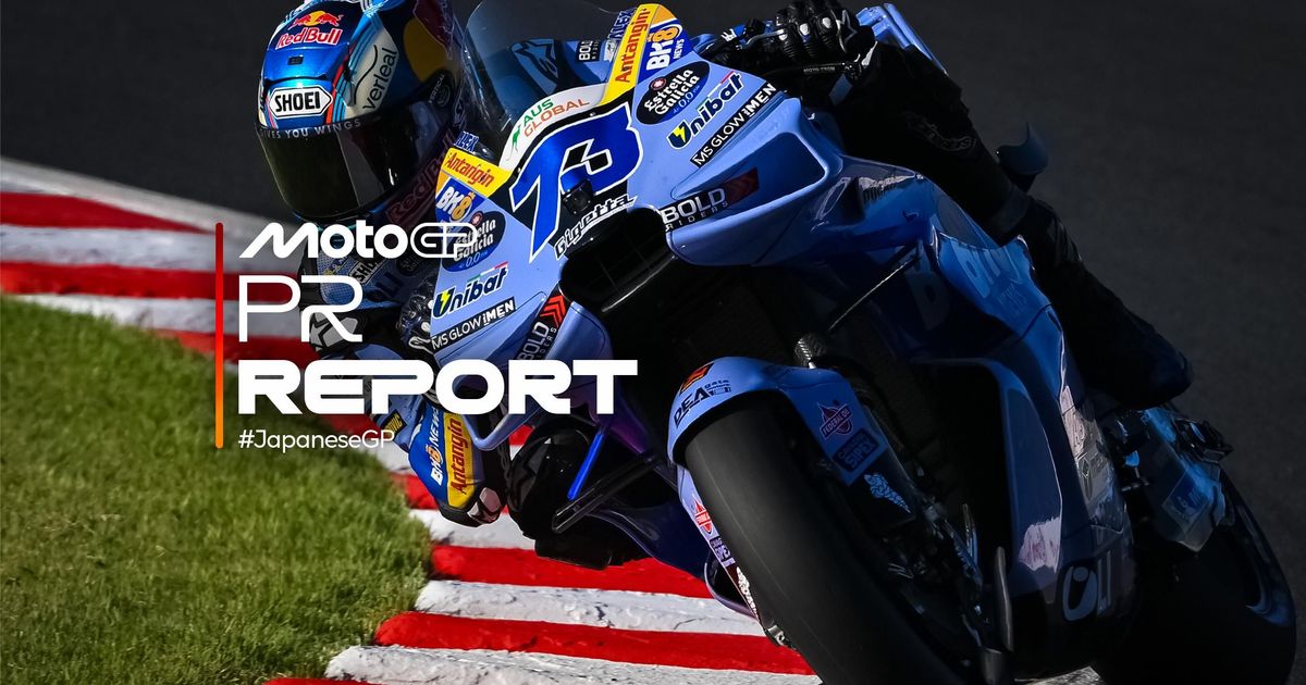 Photo: motogp.com Bezzecchi Leads Aprilia 1-2 in Japanese MotoGP FP2