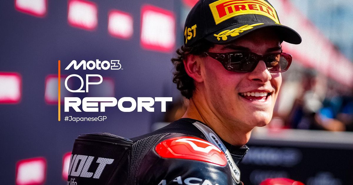 Photo: motogp.com David Almansa won Moto3 Japanese GP 2026; Veda Ega Pratama took 11th