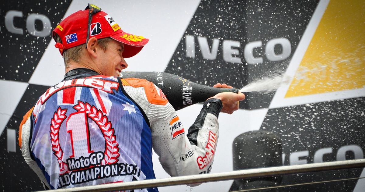 Home win. World title. Birthday. Casey Stoner remembers the perfect day